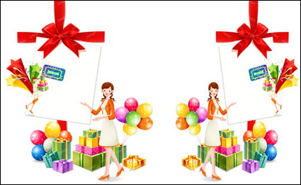 Geschenke, Bogen, Ballon