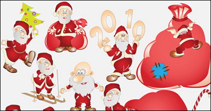 Lovely Santa Claus Vektor