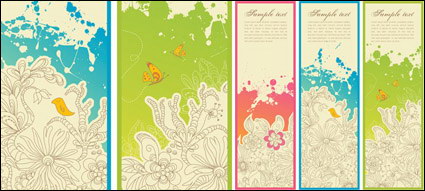Trend Muster Banner Vektor Material