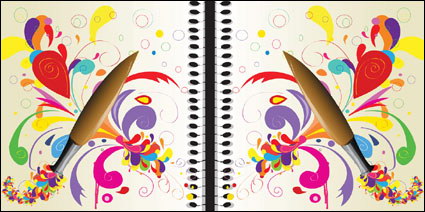 Pen, farbige Linien