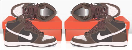 Nike Sportschuhe Vektor