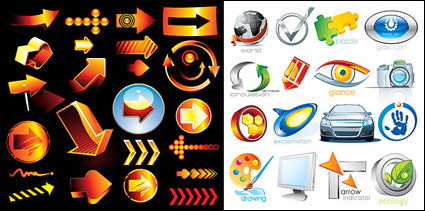 Puzzles, Brillen, Digitalkameras, Autos, Pinsel, Blätter