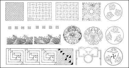 Patterns, Welle, Wellen, Wolken Vektor