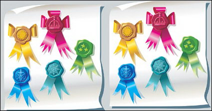 Ribbon Abzeichen Vektor