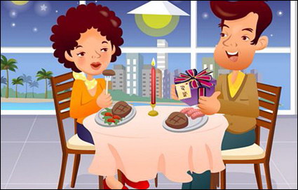 iClickart Cartoon Familie Illustrator Vektor-Material -16