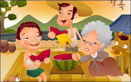iClickart Cartoon Familie Illustrator Vektor-Material -2