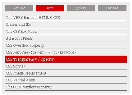 Die Registerkarte und praktische Code auf der Basis jQuery
