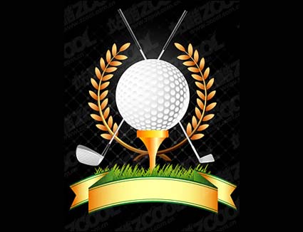 Golf, Golf Clubs, Weizen Vektor