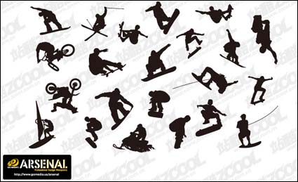 Go Media Vector Material Set13 produzierten aktuellen Trend der Bewegung