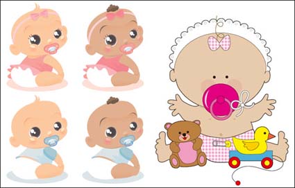 Baby, Spielzeug, Schnuller Vector Material