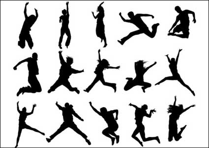 People Vector Silhouetten Material direkt
