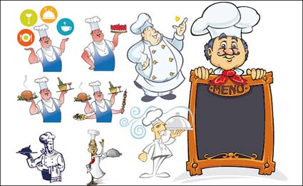 Chef Serie Vector Material
