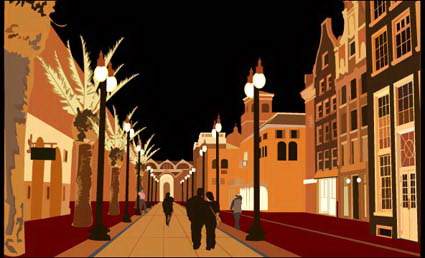 Europäischen Stil der Straße