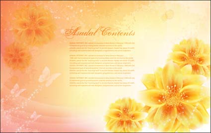 Vector Phantasie Blume Material -14