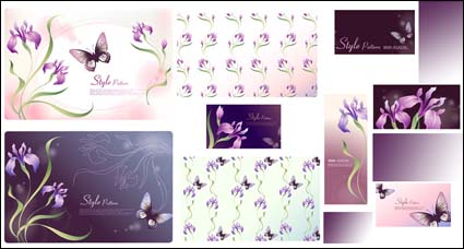 Vector Phantasie Blume Material -17